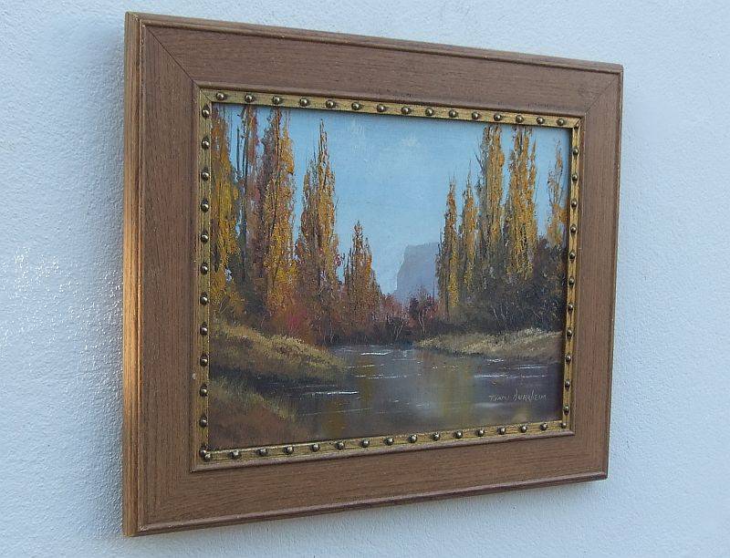 AN EXTRAORDINARY ORIGINAL OIL ON CANVAS BY SA ARTIST TONY DURRHEIM ... SIGNED !! GREAT CONDITION !!