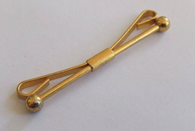 COLLAR CLIP - GOLD TONE - CLASSIC