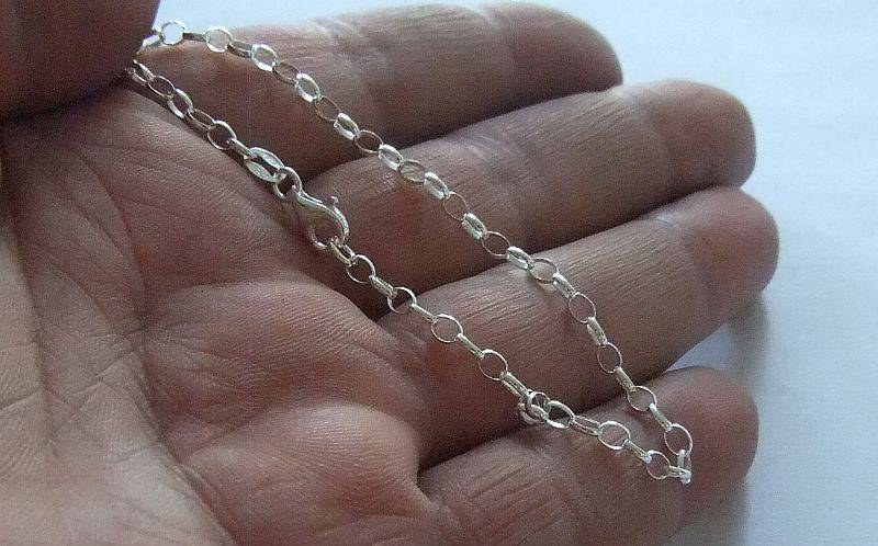 5 AVAILBLE !! ELEGANT OVAL LINK STERLING SILVER BRACELETS !! BID PER BRACELET !! GREAT DEAL !!