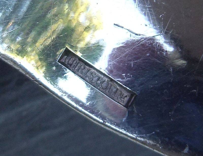 A SET OF 6 LARGE SPOONS BY CHRISTOFLE OF FRANCE