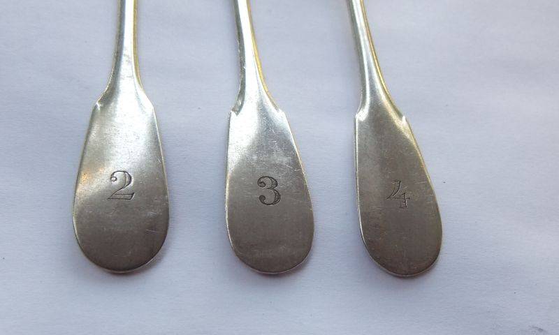 3 MEDIUM SIZED FORKS BY CHRISTOFLE OF FRANCE