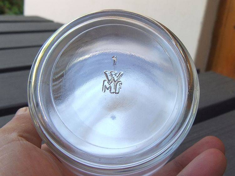 AN EYE CATCHING DESIGNER SUGAR POT WITH MECHANICAL LID BY ""WMF"" OF GERMANY !! HIGH CLASS !!