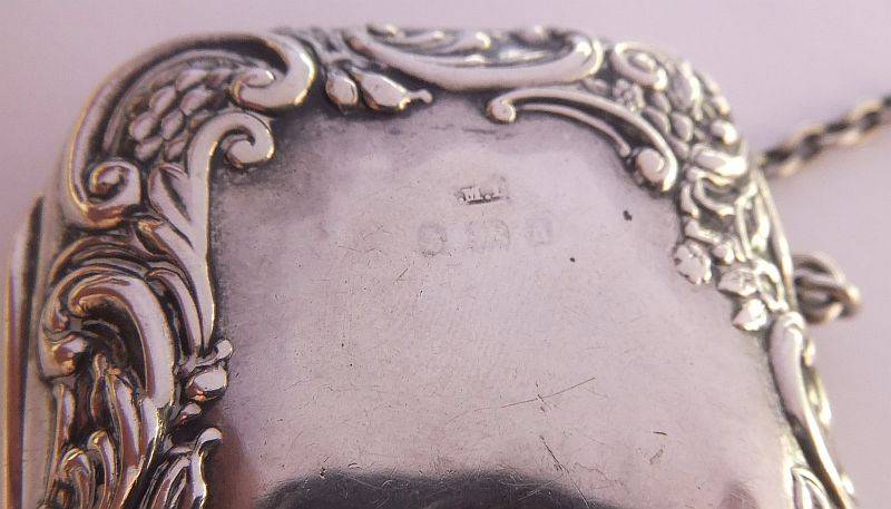 A SUPER RARE HALLMARKED STERLING SILVER LADIES PURSE DATED 1900 BIRMINGHAM ...SEE CONDITION...WOW !!