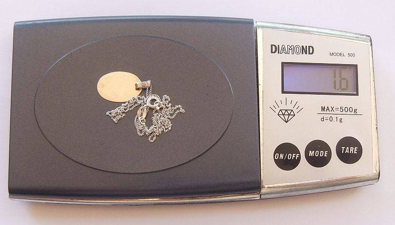 GREAT GIFT !! A BLANK STERLING SILVER DISC PENDANT PLUS A STERLING SILVER NECKLACE !! R1 START !!