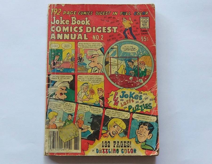 1978 VINTAGE COMICS DIGEST "" JOKE BOOK ""  NO 2 !! FREE COMBINING !!....ALL THE FAVORITES !!