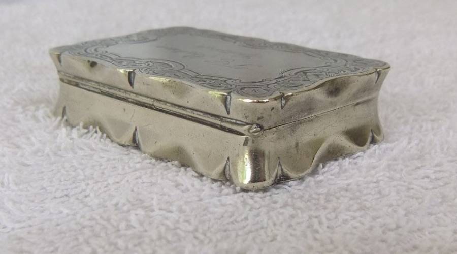 RARE FIND !! AN ANTIQUE HALLMARKED SNUFF BOX FROM THE BOER WAR ERA 1880-1900 BOER NAME & "SPITSKOP"