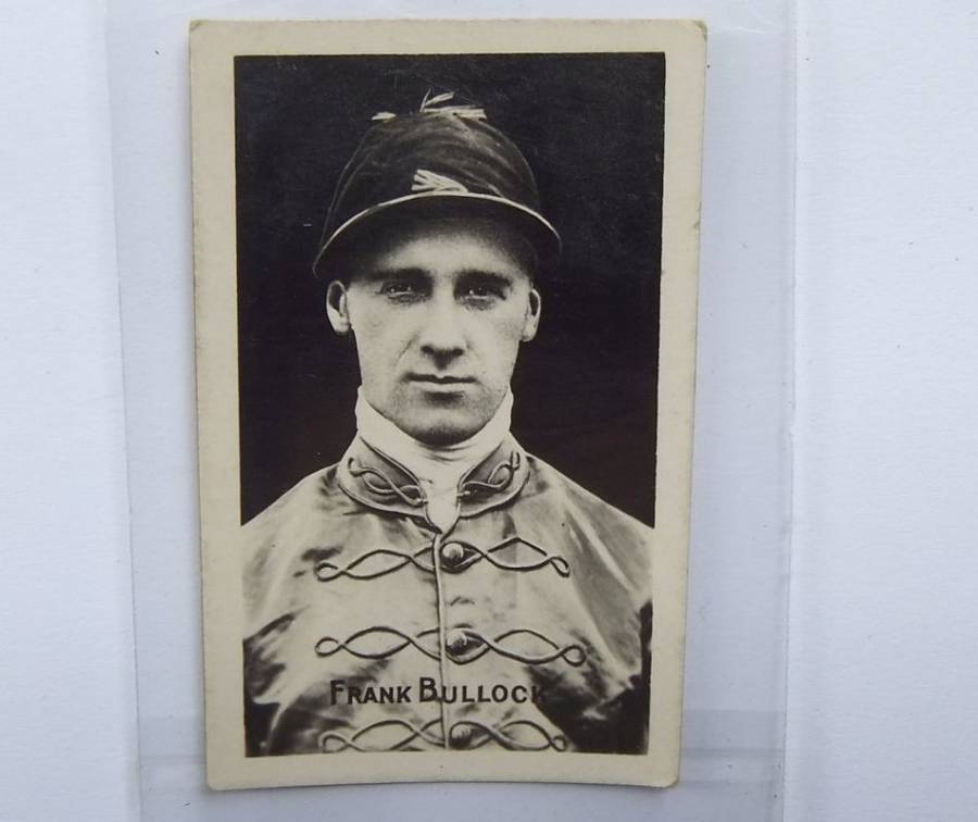1920`s / 1930`s - Collectable photograph sports card - FRANK BULLOCK - HORSE RACING