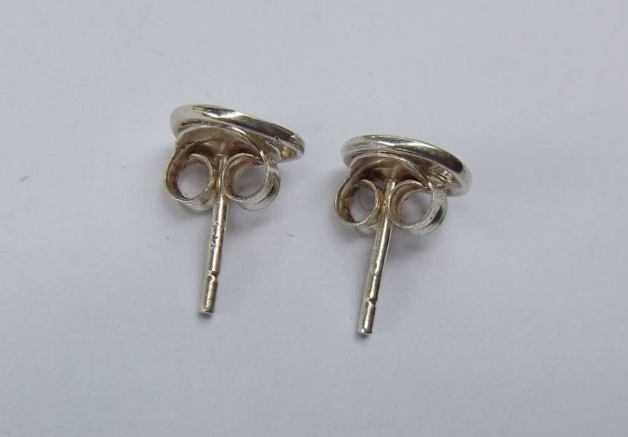 SPECIAL DEAL !! A SOLID STERLING SILVER TREE OF LIFE RING WITH STERLING SILVER TREE OF LIFE EARRINGS