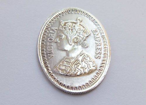 A MARVELOUS SOLID .999 FINE SILVER ` VICTORIA EXPRESS ` 10 GRAM INGOT / TOKEN FOR THE INVESTOR !!