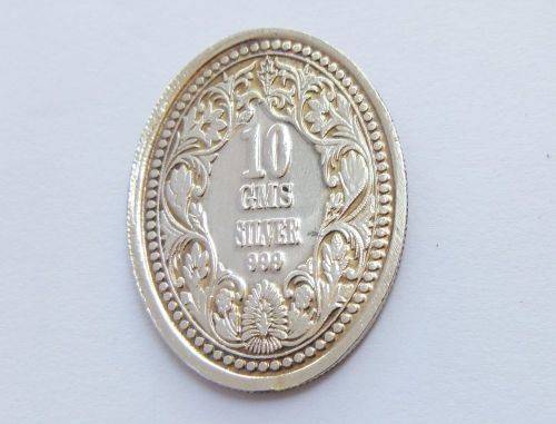 A MARVELOUS SOLID .999 FINE SILVER ` VICTORIA EXPRESS ` 10 GRAM INGOT / TOKEN FOR THE INVESTOR !!