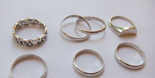 DECEMBER DEAL !! 9 SOLID STERLING SILVER RINGS FOR YOUR COLLECTION !! BID FOR THE LOT !! ALL TESTED