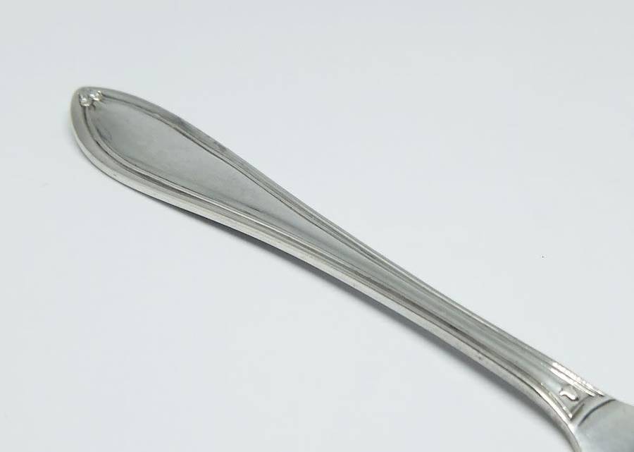 TOP CLASS !! A 1956 HALLMARKED SOLID STERLING SILVER PATE KNIFE BY A.S.P.CO OF SHEFFIELD ENGLAND !!