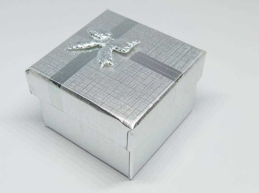 Three genuine sterling silver rings that interlock perfectly - Brand new - With gift box