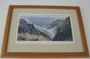 ART PRINT OF GODS WINDOW - SIGNED AND NUMBERED BY ARTIST LOUIS AUDIE