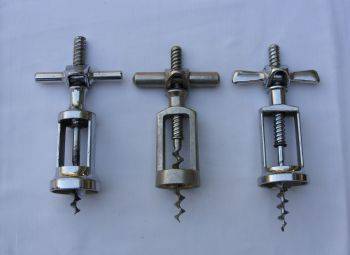 THREE METAL CORKSCREWS - POSTAGE R30