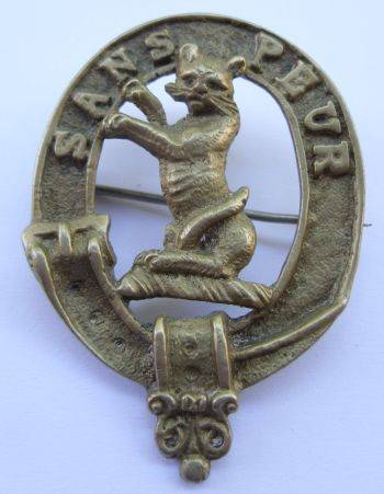 OLD SCOTTISH BADGE / BROOCHE / KILT PIN - POSTAGE R30