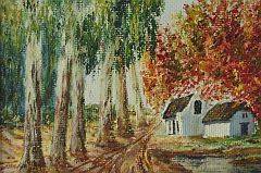 Original oil on board by Beukes