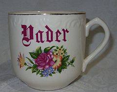 A very adorable sentimental mug - Vader / father - age unknown , possibly Victorian