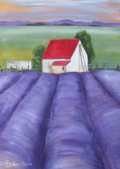 Acrylic by SA artist, Kareni Bester - 430mm x 300mm on canvas