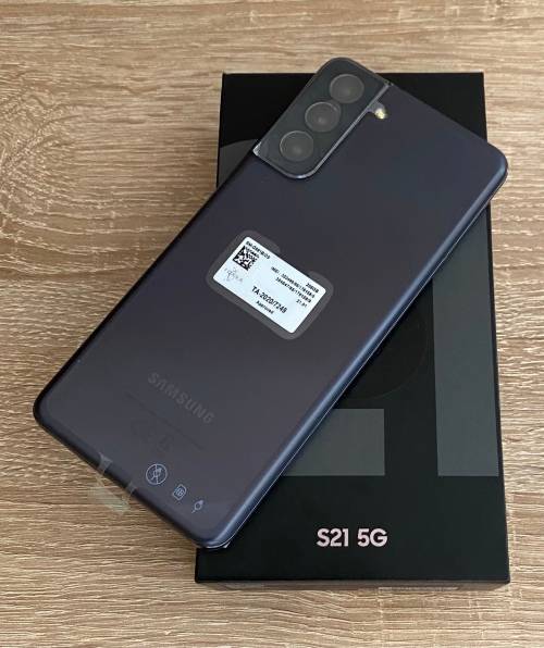 SAMSUNG GALAXY S21 5G 256GB DUAL SIM - GREY - LIKE NEW - 3 MONTHS WARRANTY