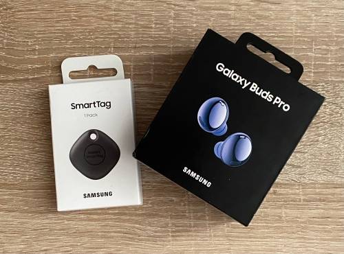 SAMSUNG GALAXY BUDS PRO and SMART TAG - VIOLET - SEALED