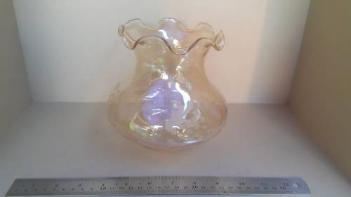Antique glass lamp shade