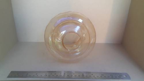 Antique glass lamp shade