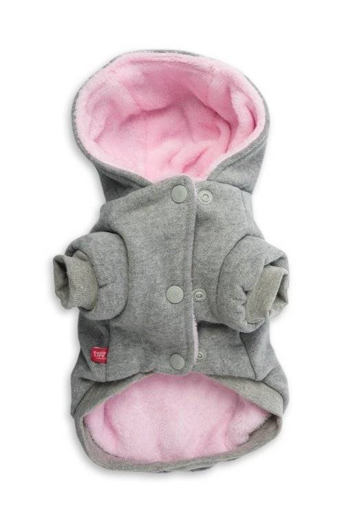 Dog`s Life Hero`s Hoodie - Grey - Xtra Small