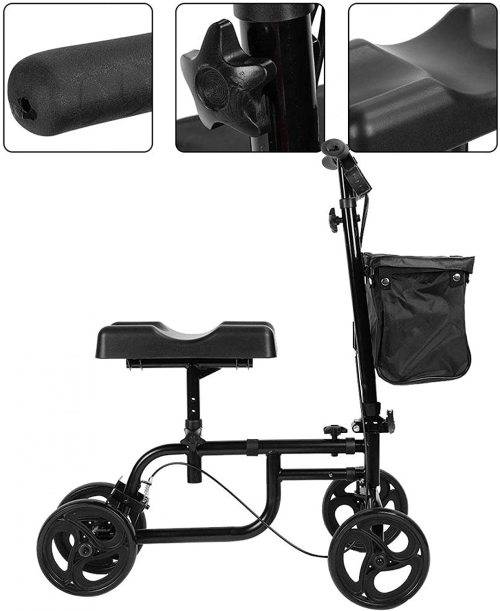 Mobility Knee Walker / Scooter - With Dual Brakes