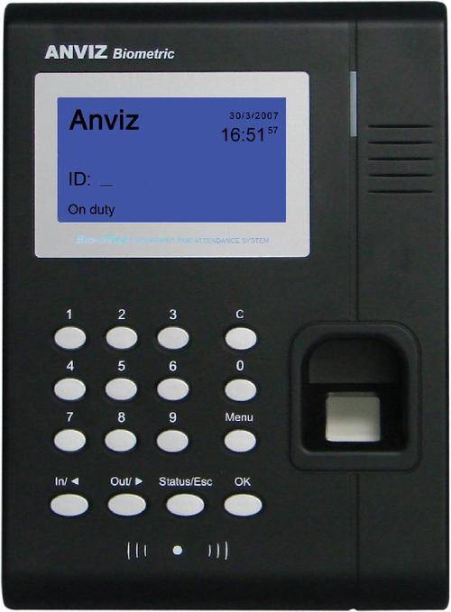 Anviz OA200 Biometric Fingerprint Time and Attendance Clock Unit - massive price reduction