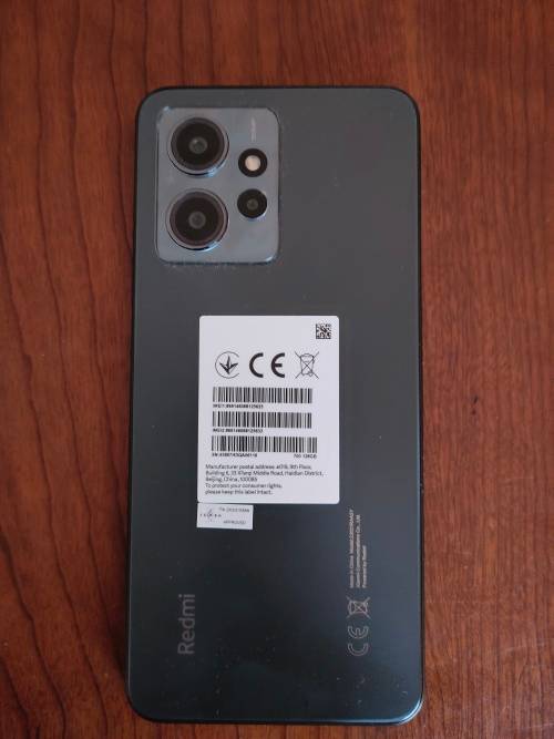 Xiaomi Redmi Note 12 - 4GB Ram, 128GB ROM - Opened Box, brand new