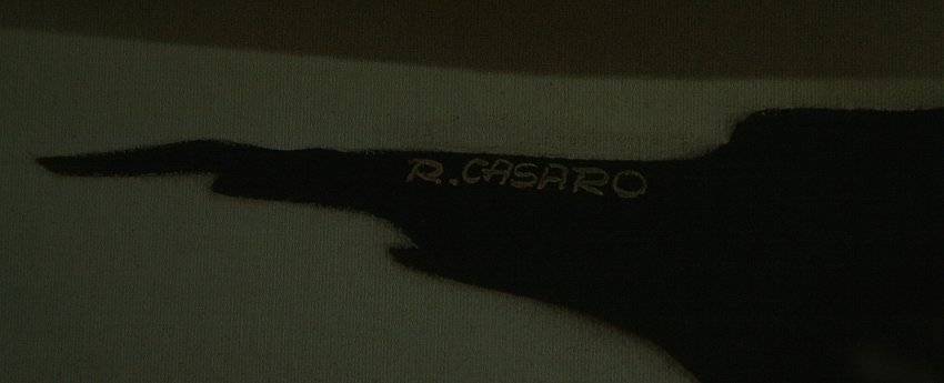 A HUGE, magnificent Renato Casaro framed print, behind glass