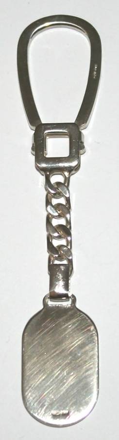 Golf ball Key Ring: sterling silver. Ready for you. Last one!