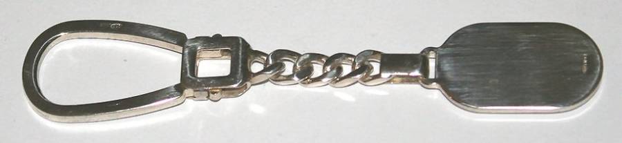 Golf ball Key Ring: sterling silver. Ready for you. Last one!