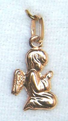 Angel pendant: 19.2ct portuguese gold = "Ouro Portugues"