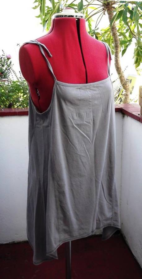 Lovely Earthaddict t-shirt with strappy shoulders, size 38