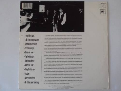 The Psychedelic Furs - The Best Of  ( 188 SA released LP )