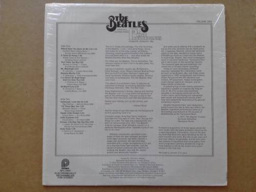 The Beatles - 1st  Live Recordings ( volume one ) 1979 US released LP