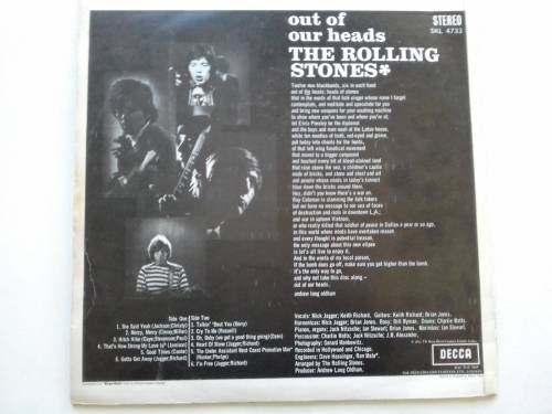 The Rolling Stones - Out of our Heads  ( 1977 UK repress LP )