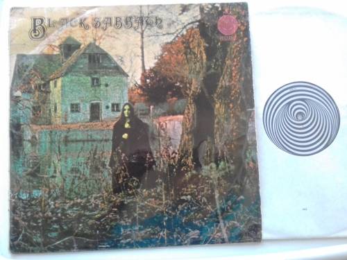Black Sabbath -  Black Sabbath  ( scares 1970 SA released Vertigo swirl lable LP EX / EX )