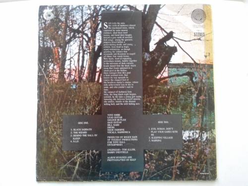Black Sabbath -  Black Sabbath  ( scares 1970 SA released Vertigo swirl lable LP EX / EX )