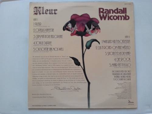 Randall Wicomb - Kleur  ( scarce 1980 SA released LP EX )