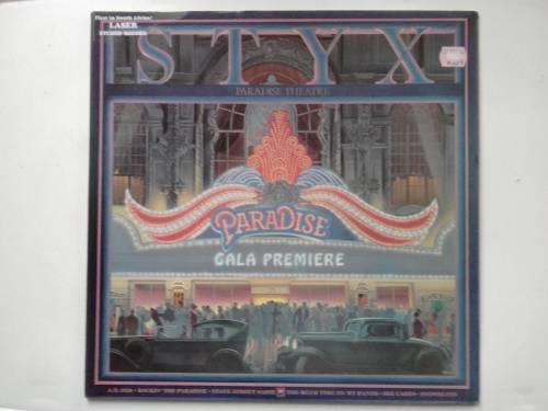 Styx - Paradise Theatre  ( 1981 SA released LP / NM ` First in SA LASER ETCHED RECORD)