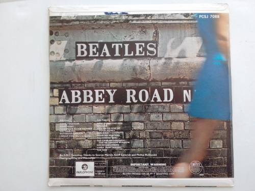 The Beatles - Abbey Road  (1969 SA released LP EX  )