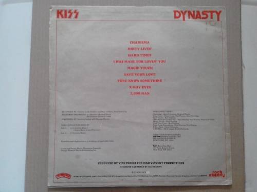 Kiss - Dynasty  ( 1979 SA released LP )