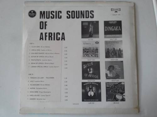 Various - Music Sounds Of Africa  ( 1969 SA released LP )