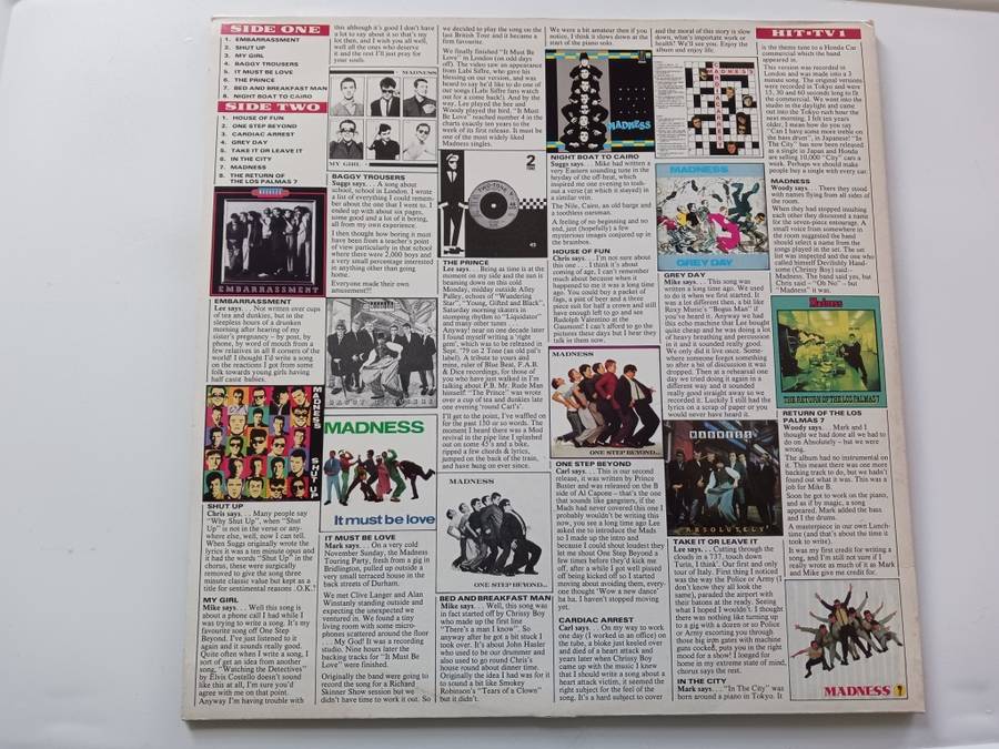 Madness - Complete Madness  ( 1982 UK released LP EX / EX  )