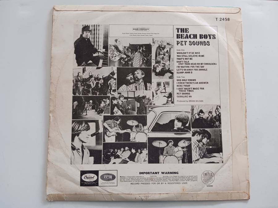 The Beach Boys  -  Pet Sounds  ( scarce 1966 SA released LP )