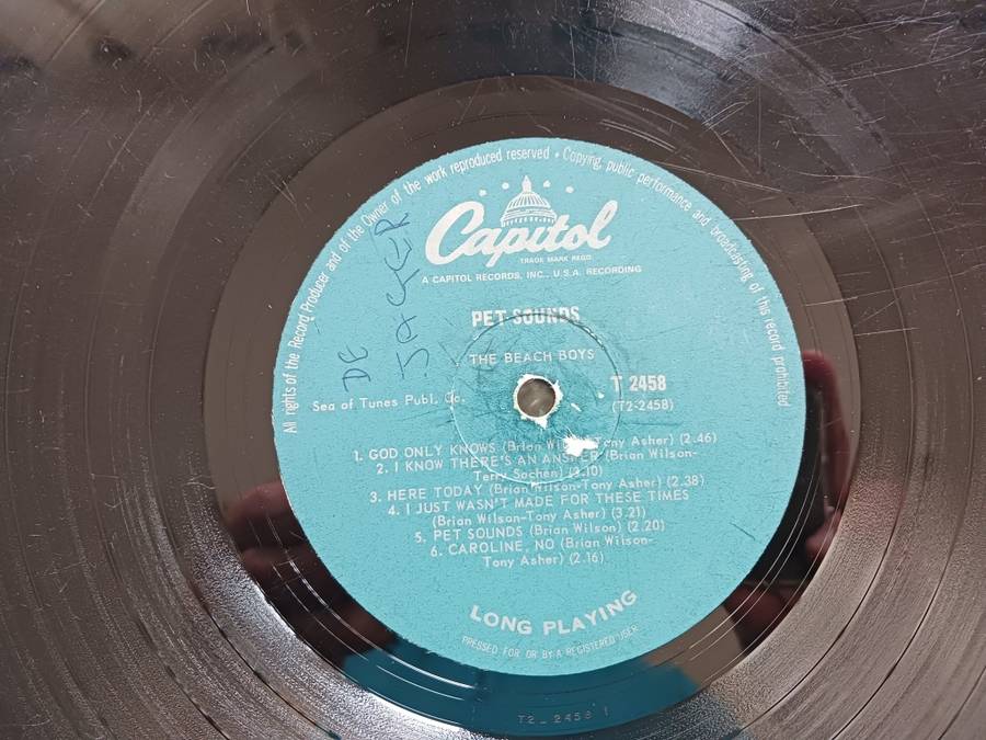 The Beach Boys  -  Pet Sounds  ( scarce 1966 SA released LP )