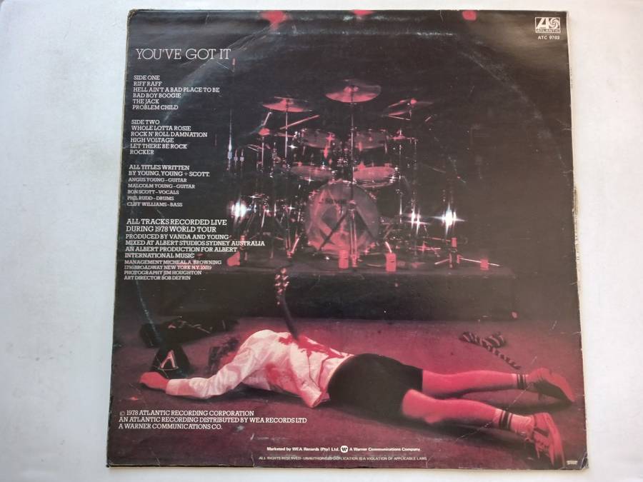 AC / DC - If You Want Blood.You Got It  ( scarce 1978 SA released LP )